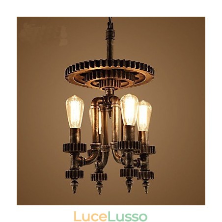 Illuminazione decorativa per negozio di ingranaggi meccanici retrò Illuminazione decorativa per negozio di ingranaggi meccanici retrò