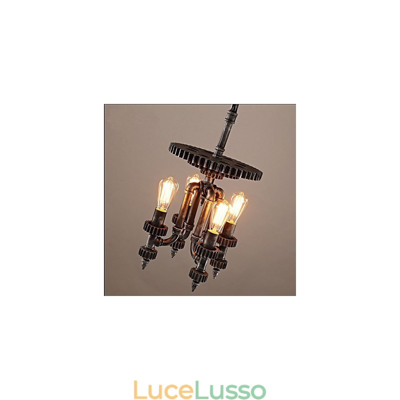 Illuminazione decorativa per negozio di ingranaggi meccanici retrò