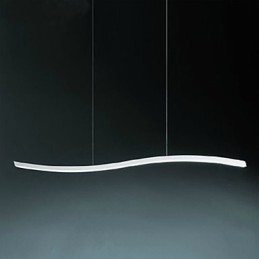 Lampadario in acrilico semplice con design lineare e alla moda