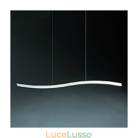 Lampadario in acrilico semplice con design lineare e alla moda