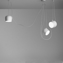 Lampada a sospensione in metallo con pittura contemporanea moderna