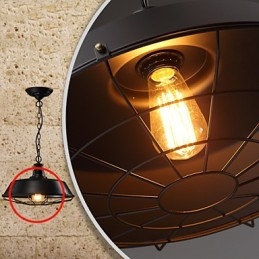 Lampade a sospensione American Country Retro Ferro battuto Contemporaneo e Contracted Warehouse Droplight