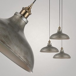 1 luci lampade a sospensione stile antico vintage stile industriale ferro metalli goccia luce