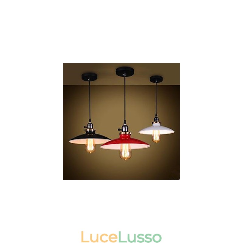 Lampada a sospensione in stile loft industriale americano
