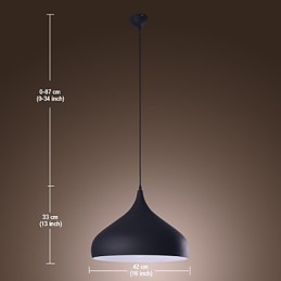 Lampada a sospensione moderna e contemporanea in stile retrò con ciotola mini