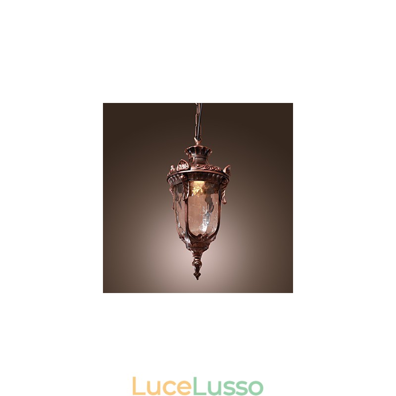 Lampada a sospensione di ispirazione antica con 1 luce