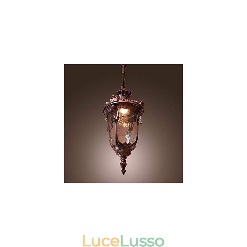 Lampada a sospensione di ispirazione antica con 1 luce