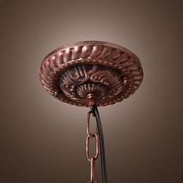 Lampada a sospensione di ispirazione antica con 1 luce