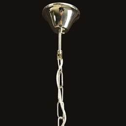 Lampadario moderno contemporaneo in cristallo cromato