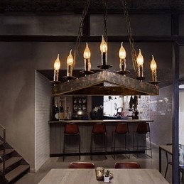 Retro Classic Metal Ceiling Lights Semplici lampade a sospensione Lampada a sospensione da bar