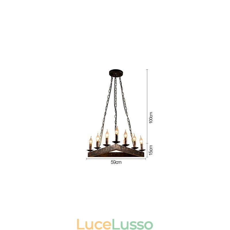 Retro Classic Metal Ceiling Lights Semplici lampade a sospensione Lampada a sospensione da bar