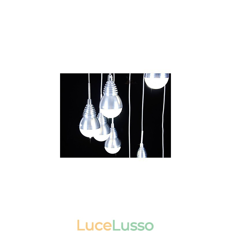 Lampade e lanterne Lampada da soffitto a 9 teste per scale