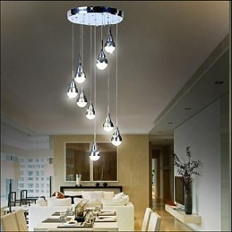 Lampade e lanterne Lampada da soffitto a 9 teste per scale