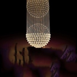 Lampadario moderno in cristallo con 12 luci, baldacchino in argento, lampade da soffitto a globo in cristallo trasparente