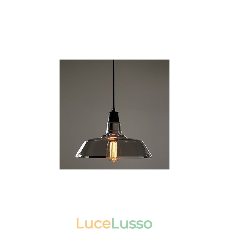 Lampada a sospensione elettrolitica vintage Garage