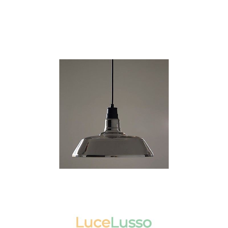 Lampada a sospensione elettrolitica vintage Garage