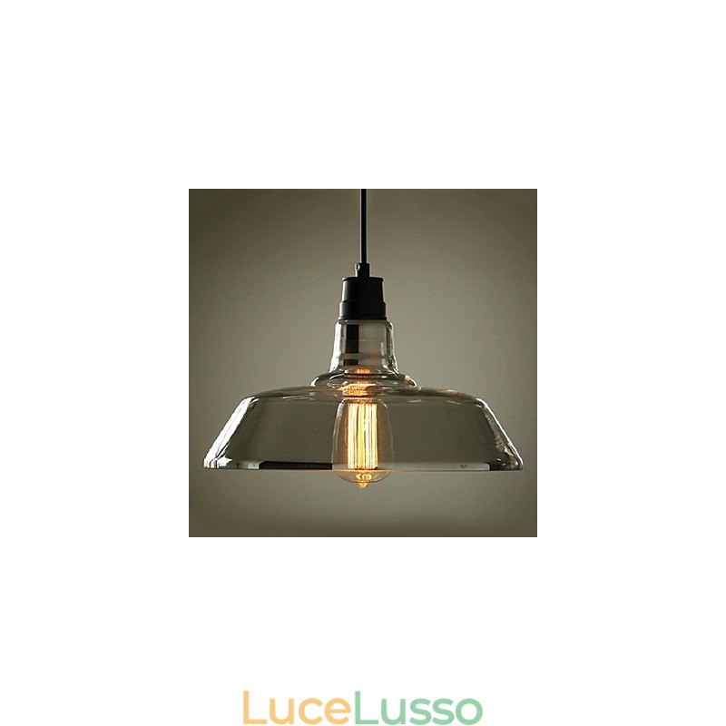Lampada a sospensione elettrolitica vintage Garage