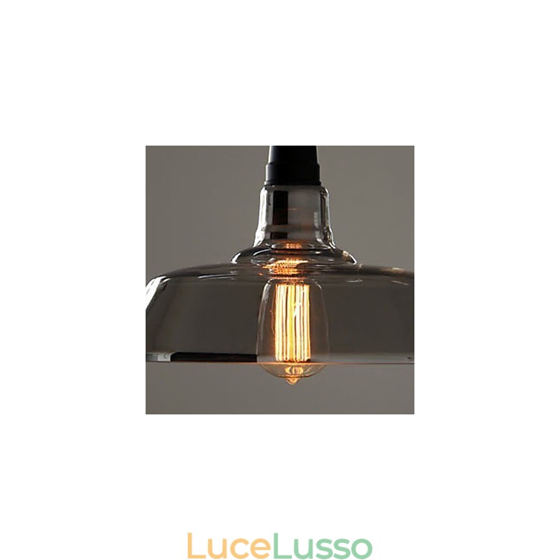 Lampada a sospensione elettrolitica vintage Garage
