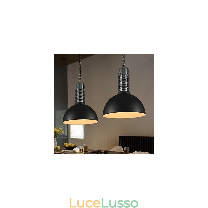 Lampadario in metallo in stile mini vintage classico tradizionale