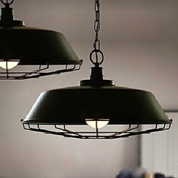 Lampada a sospensione a testa singola in ferro battuto, che restaura i modi antichi