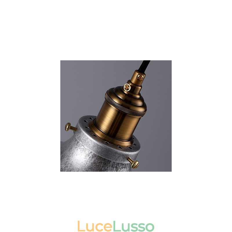 Lampada a sospensione di alta qualità in ferro ricordata Loft Nord Europa American Vintage Retro Country Pendant Light