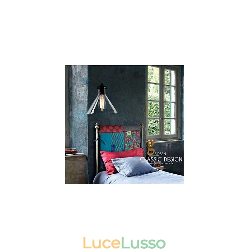 Lampade a sospensione tradizionali classiche vintage retrò in metallo