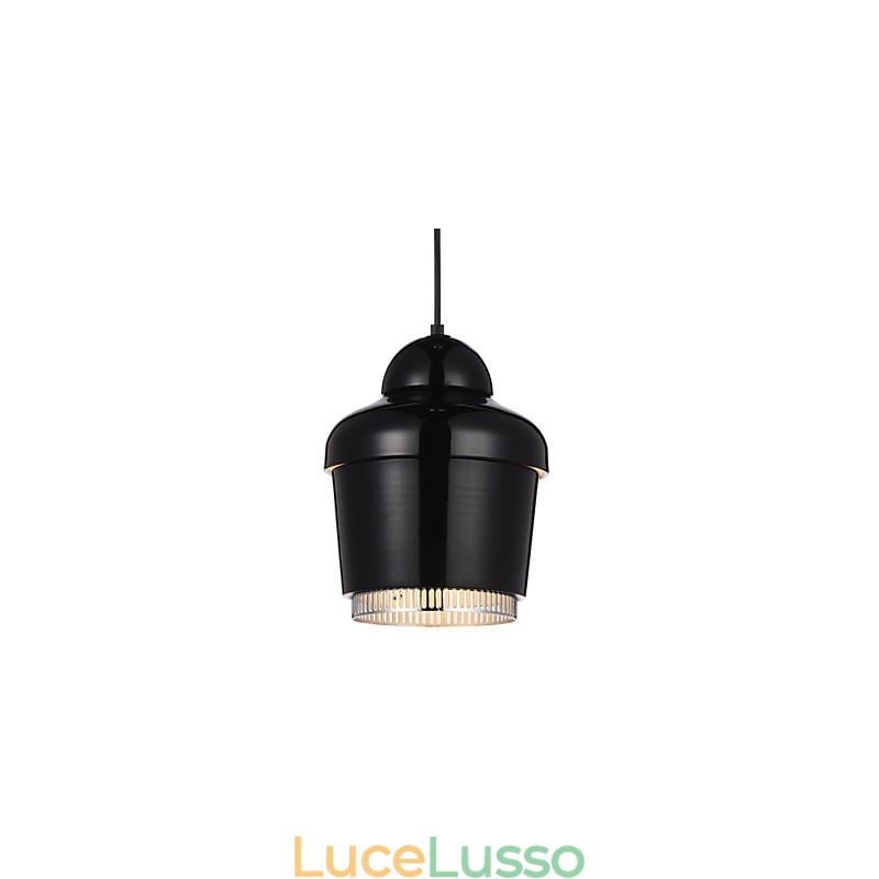 Lampada a sospensione 1 luce moderna semplicità oro cromo nero bianco acciaio al carbonio lampadario in metallo