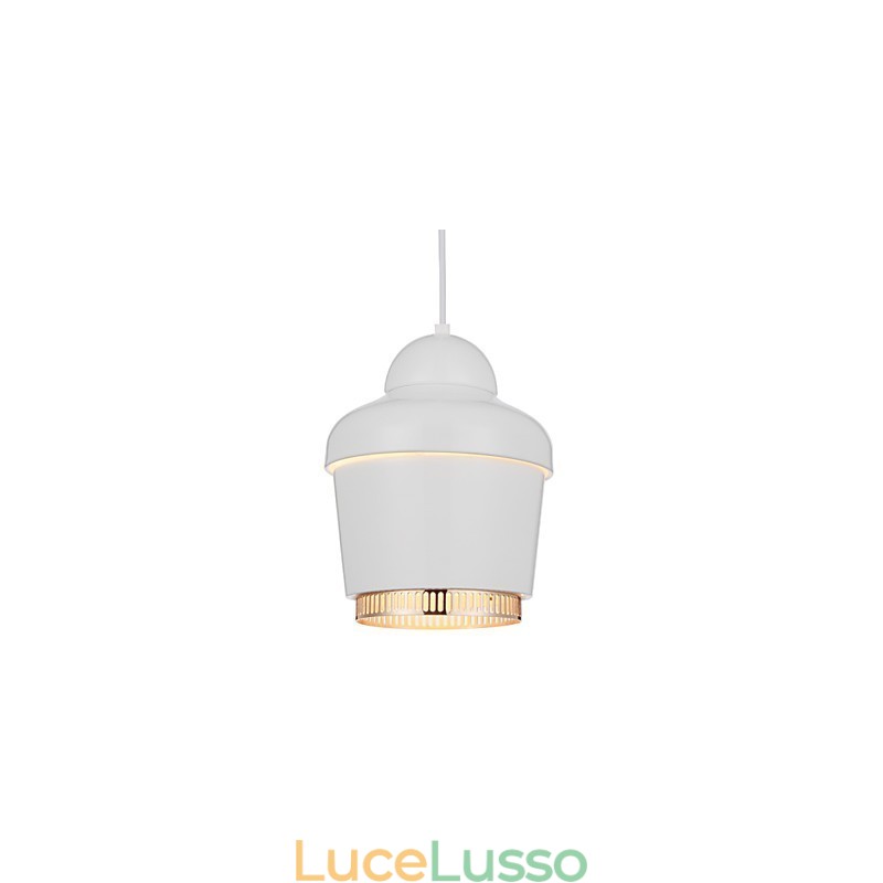 Lampada a sospensione 1 luce moderna semplicità oro cromo nero bianco acciaio al carbonio lampadario in metallo