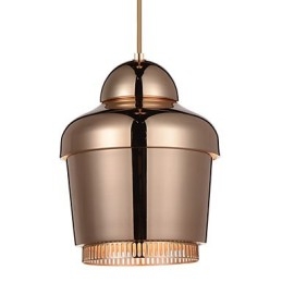 Lampada a sospensione 1 luce moderna semplicità oro cromo nero bianco acciaio al carbonio lampadario in metallo