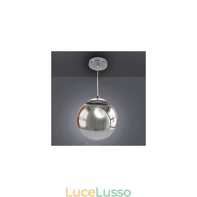 Lampada a sospensione moderna e contemporanea in stile mini globo elettrolitico