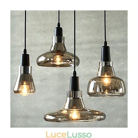 Lampadario in vetro con decorazione di moda ombra contemporanea e contratta Lampadario in vetro con decorazione di moda ombra contemporanea e contratta