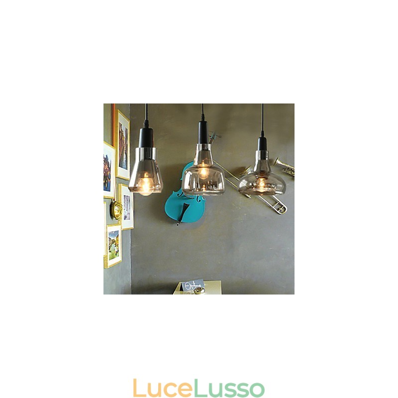 Lampadario in vetro con decorazione di moda ombra contemporanea e contratta