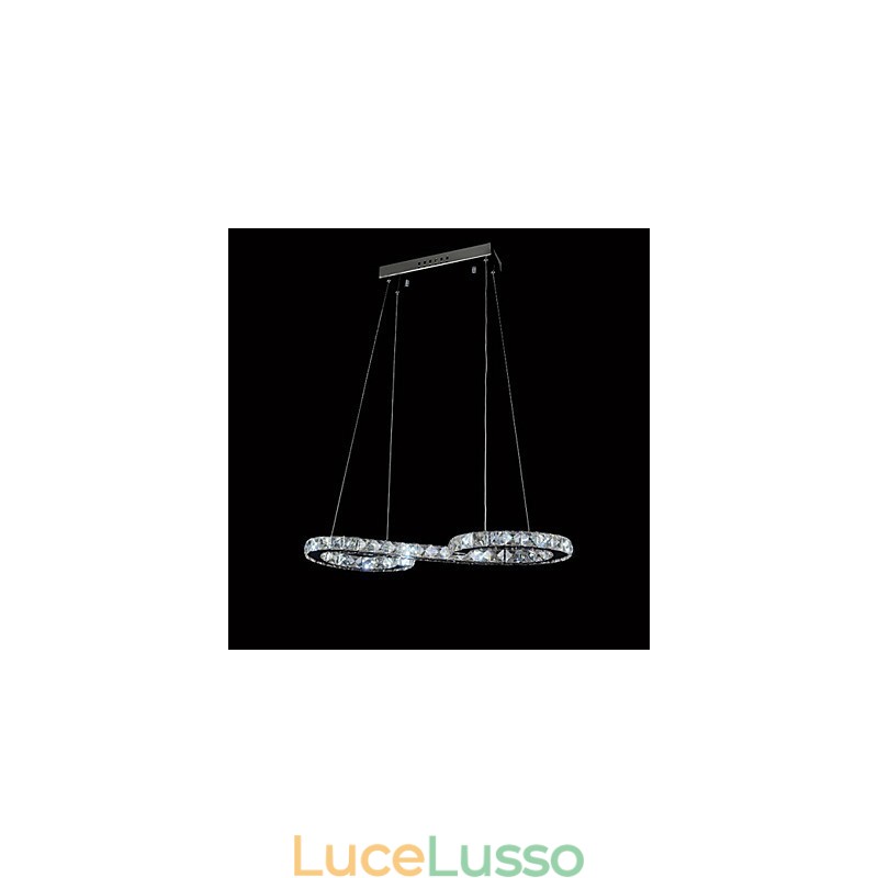 Modello Lampada a sospensione Lampade moderne in cristallo Illuminazione Lussuose lampade da soffitto