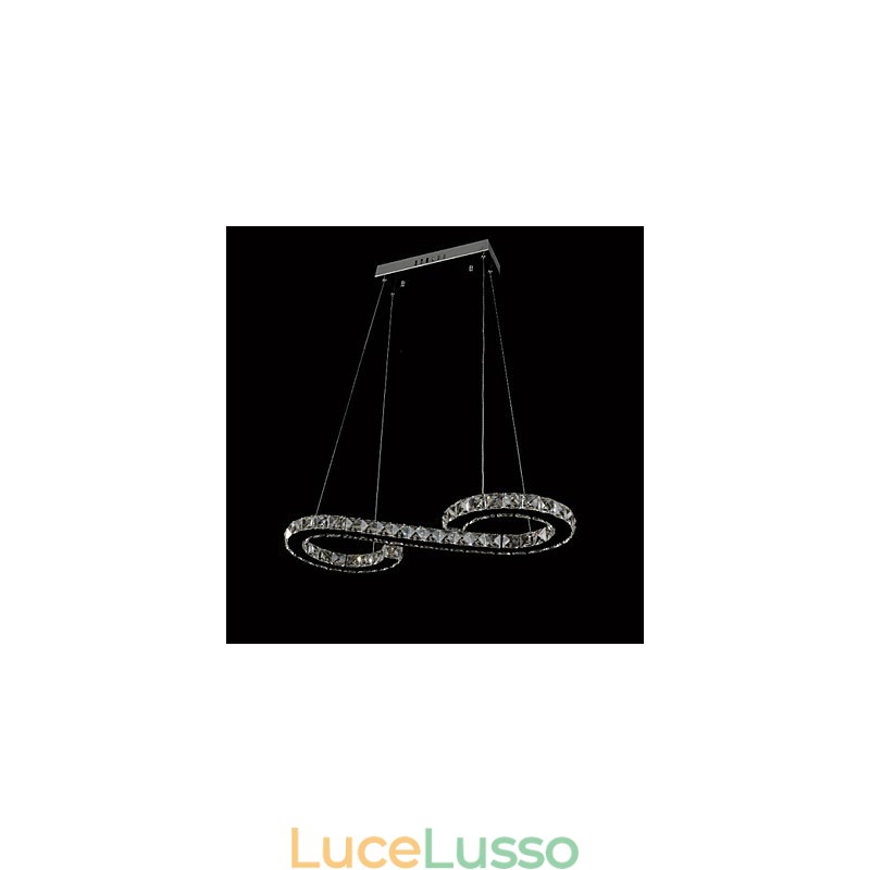 Modello Lampada a sospensione Lampade moderne in cristallo Illuminazione Lussuose lampade da soffitto