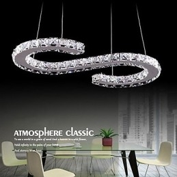 Modello Lampada a sospensione Lampade moderne in cristallo Illuminazione Lussuose lampade da soffitto