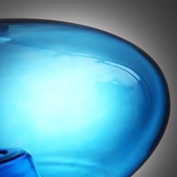 Lampada a sospensione Design moderno Vetro blu Lampadina inclusa
