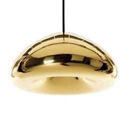Lampada a sospensione in metallo con pittura contemporanea moderna