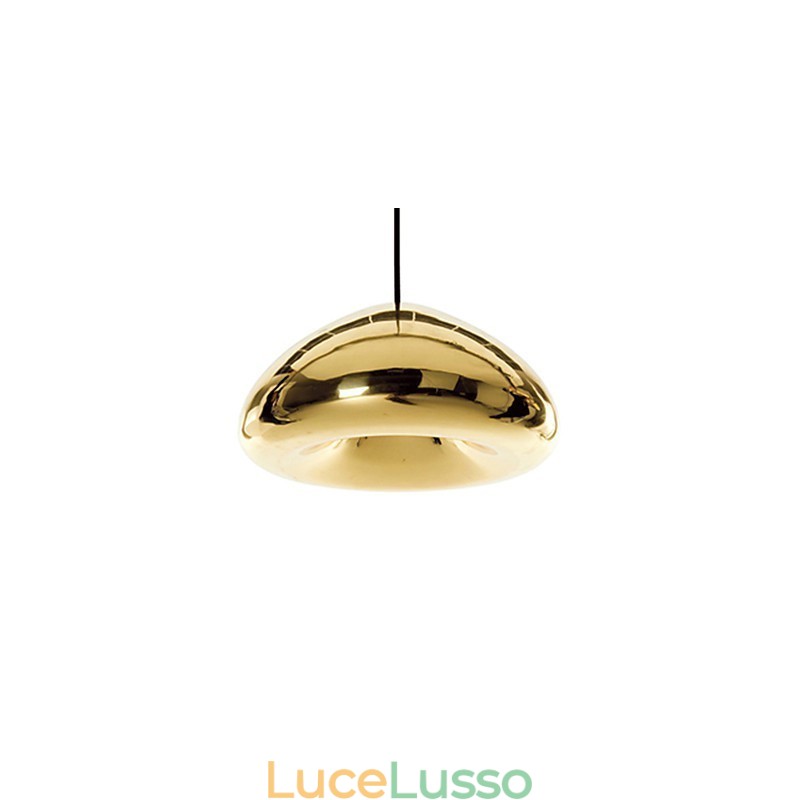 Lampada a sospensione in metallo con pittura contemporanea moderna