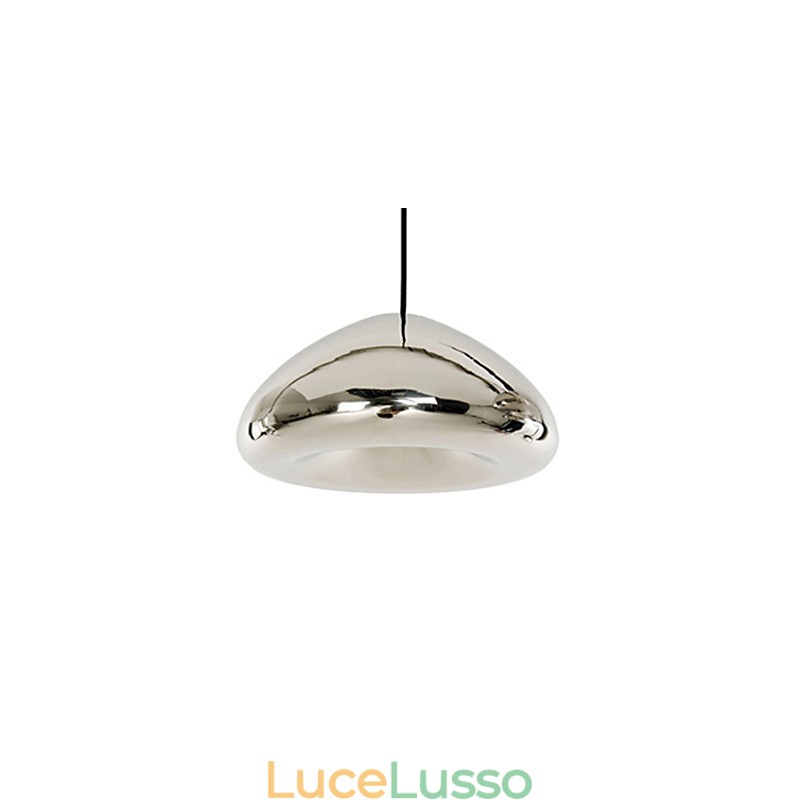 Lampada a sospensione in metallo con pittura contemporanea moderna