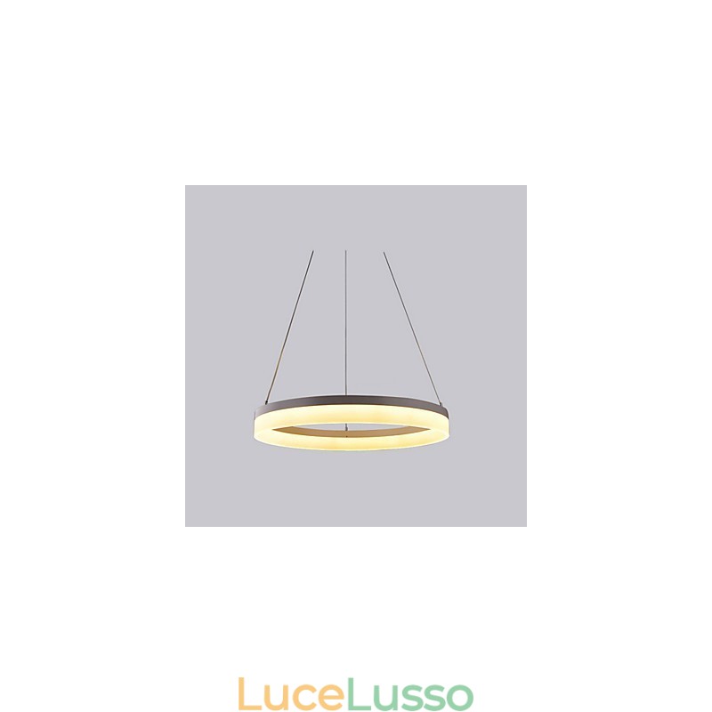 Lampadario Art Deco 1 Ring 3 Rings 60cm Luce sospesa 36W