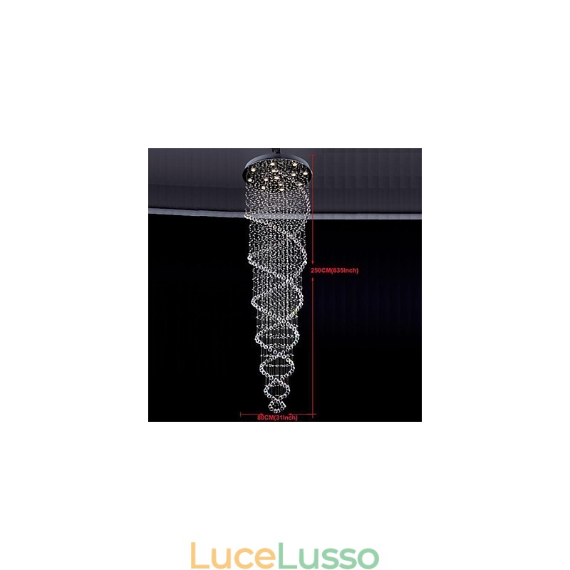 Moderno Contemporaneo Tradizionale Classico Rustico Lodge Vintage Country Island Cristallo Metallo Elettroplaccato Lampada a Sospensione