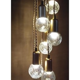Tradizionale Classico Rustico Lodge Vintage Retro Lanterna Tamburo Paese Globo Mini Stile Dipinto Vetro Lampada a Sospensione