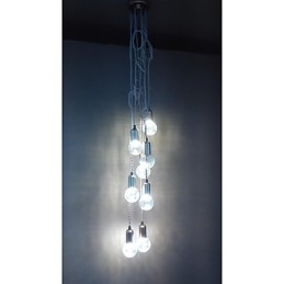 Tradizionale Classico Rustico Lodge Vintage Retro Lanterna Tamburo Paese Globo Mini Stile Dipinto Vetro Lampada a Sospensione