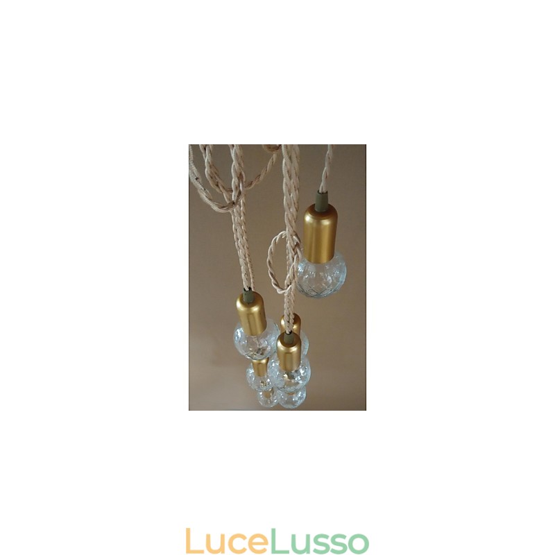 Tradizionale Classico Rustico Lodge Vintage Retro Lanterna Tamburo Paese Globo Mini Stile Dipinto Vetro Lampada a Sospensione