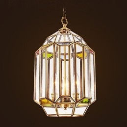 Lampada color rame pieno