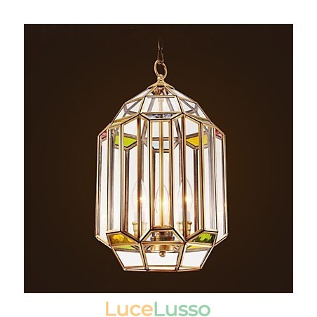 Lampada color rame pieno Lampada color rame pieno