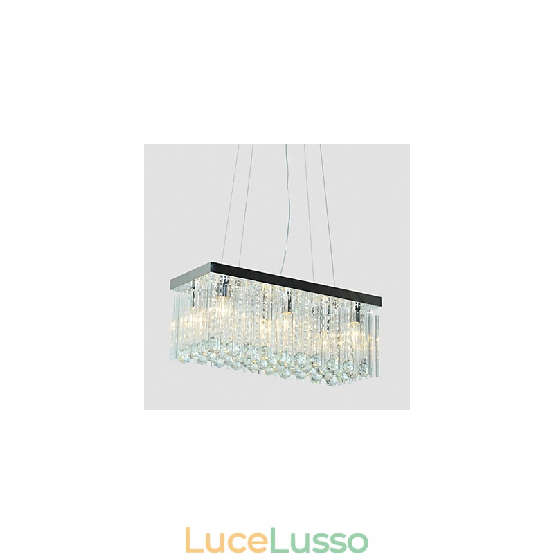 Lampadario di cristallo moderno e contemporaneo
