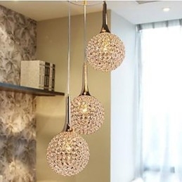 Piatto moderno per lampadario in cristallo