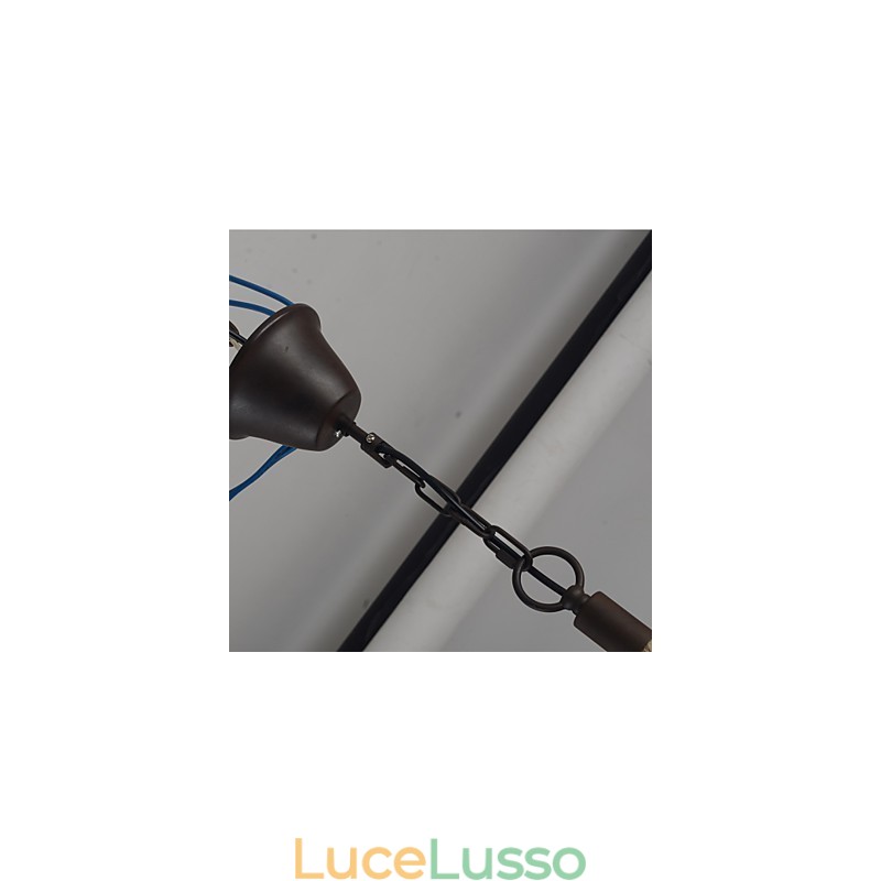 Pendente Rustico Lodge Vintage Retro Pranzo Shopping Negozio Metallo