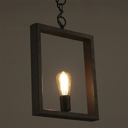 Pendente Rustico Lodge Vintage Retro Pranzo Shopping Negozio Metallo